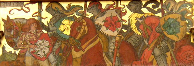 "Лорды Розы", стенная роспись (1890).