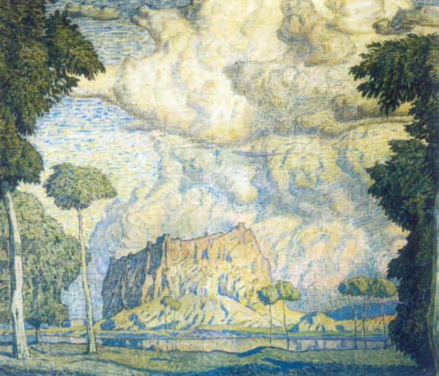 Константин Богаевский "Тропический пейзаж". 1906.