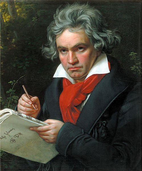 Йозеф Карл Штилер "Портрет Бетховена". 1820