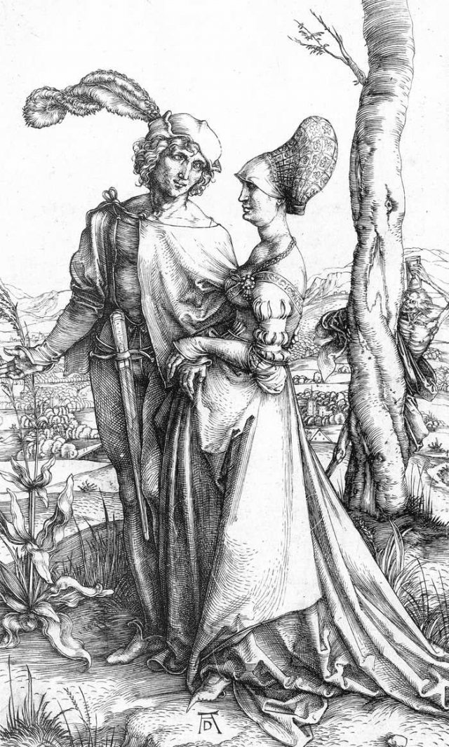 Альбрехт Дюрер "Прогулка", 1498.