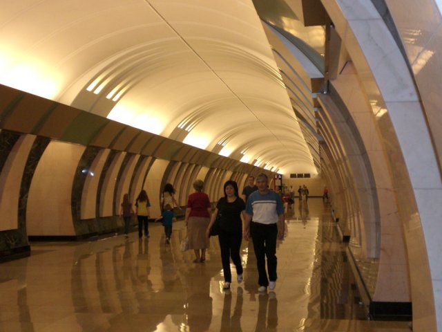 На новой станции метро Марьина роща