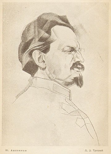 Портрет революционера Льва Троцкого