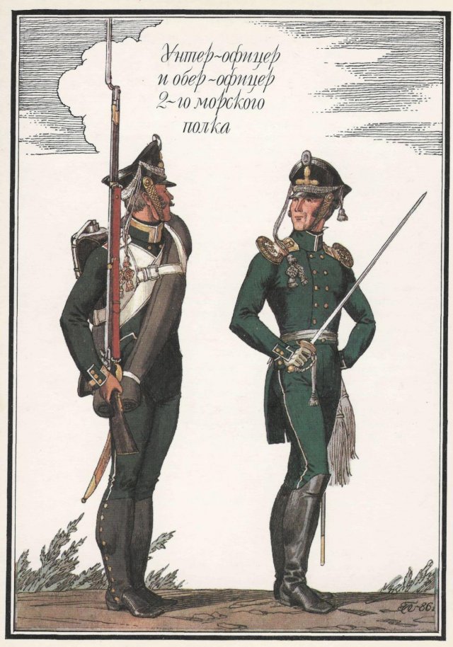2-й морской полк (это морская пехота времен 1812 года; полк, в частности, участвовал в обороне Риги)