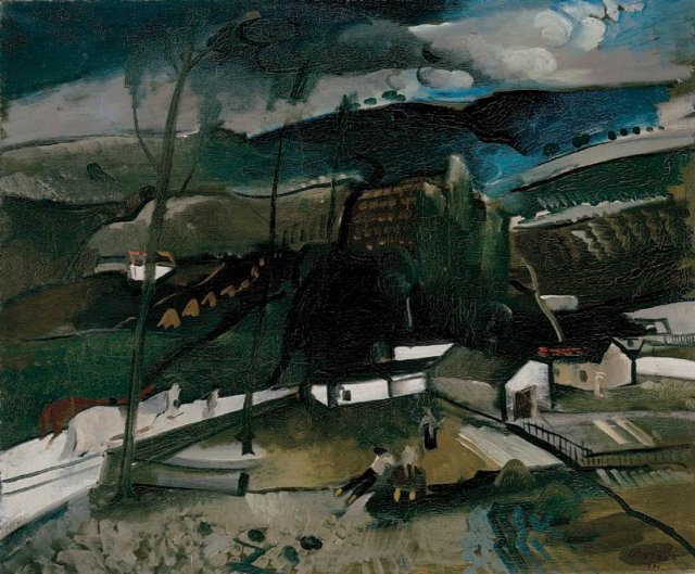 "Пейзаж в шторм", 1930